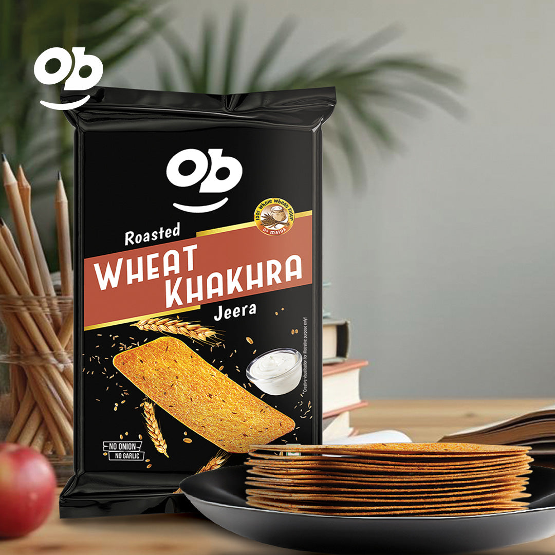 Roasted Wheat Khakhra - Jeera 50g