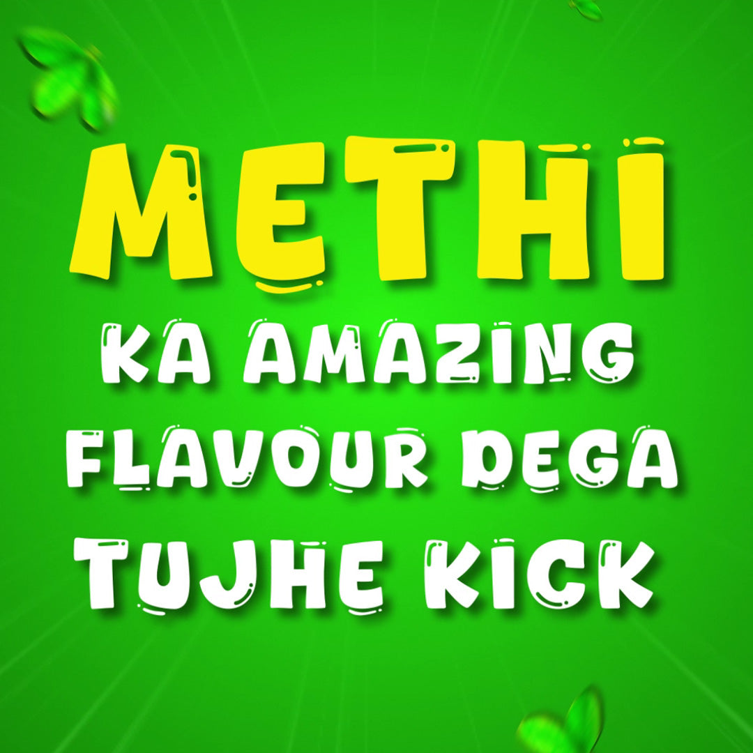 Roasted Methi Round khakhra - 180g / pack of 5