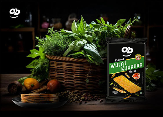Roasted Wheat Khakhra - Methi 50g
