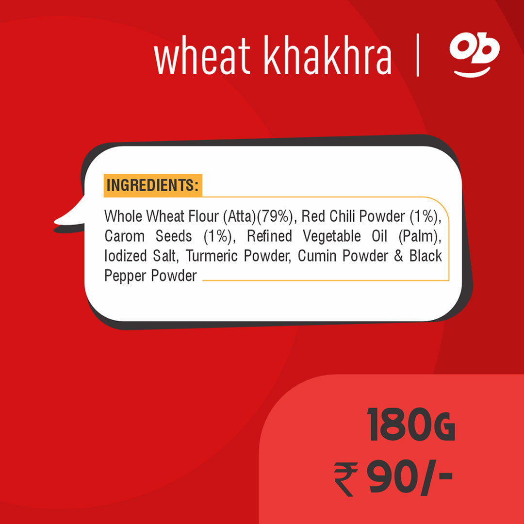 Roasted Wheat Khakhra - Masala 180g
