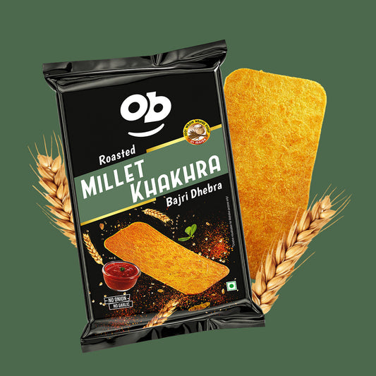 Roasted Millet Khakhra - Bajri Dhebra 50g