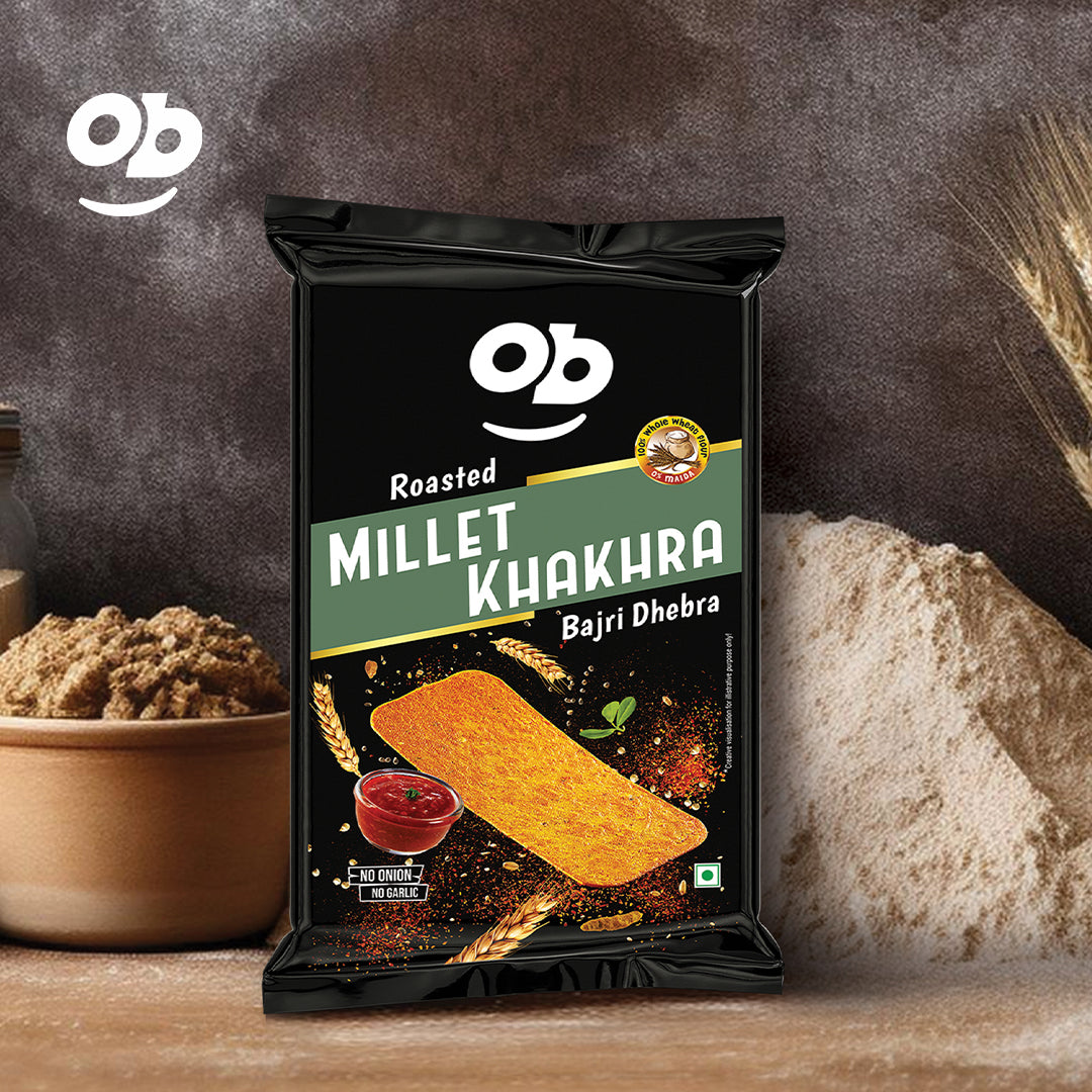 Roasted Bajri Smart khakhra - 50g / pack of 10