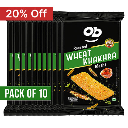 Roasted Methi Smart khakhra - 50g / pack of 10
