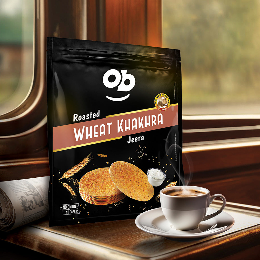 Roasted Jeera Round khakhra - 180g / pack of 5