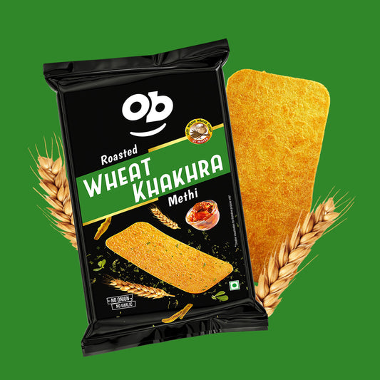 Roasted Wheat Khakhra - Methi 50g
