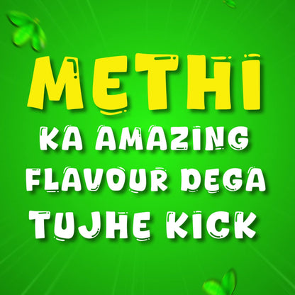 Roasted Methi Round khakhra - 180g / pack of 5