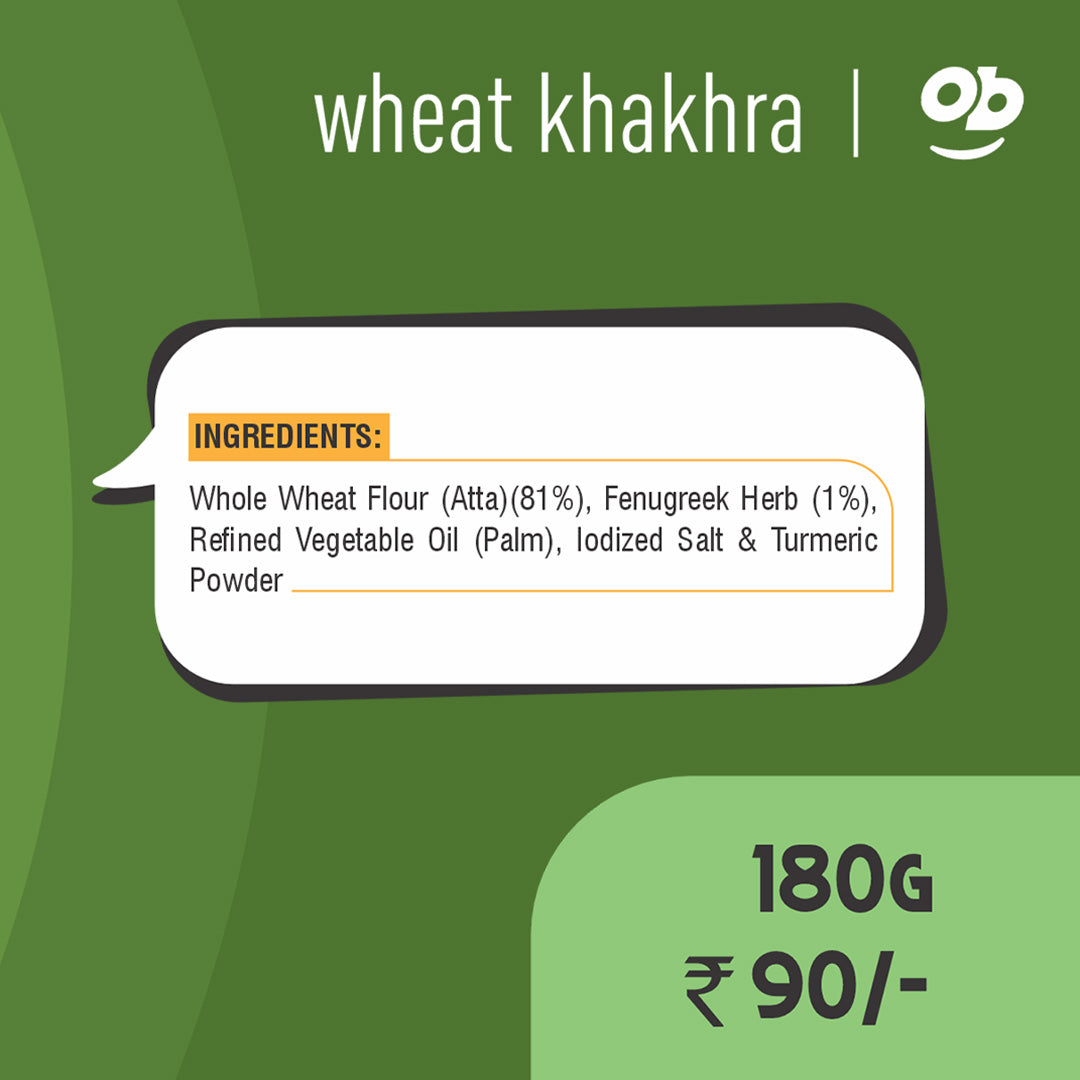Roasted Wheat Khakhra- Methi  khakhra 180g
