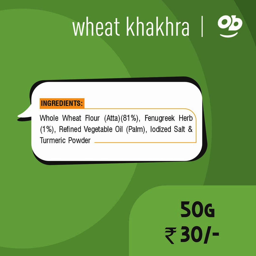 Roasted Wheat Khakhra - Methi 50g