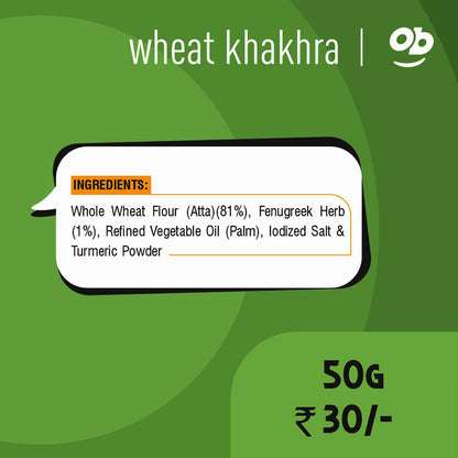 Roasted Wheat Khakhra - Methi 50g
