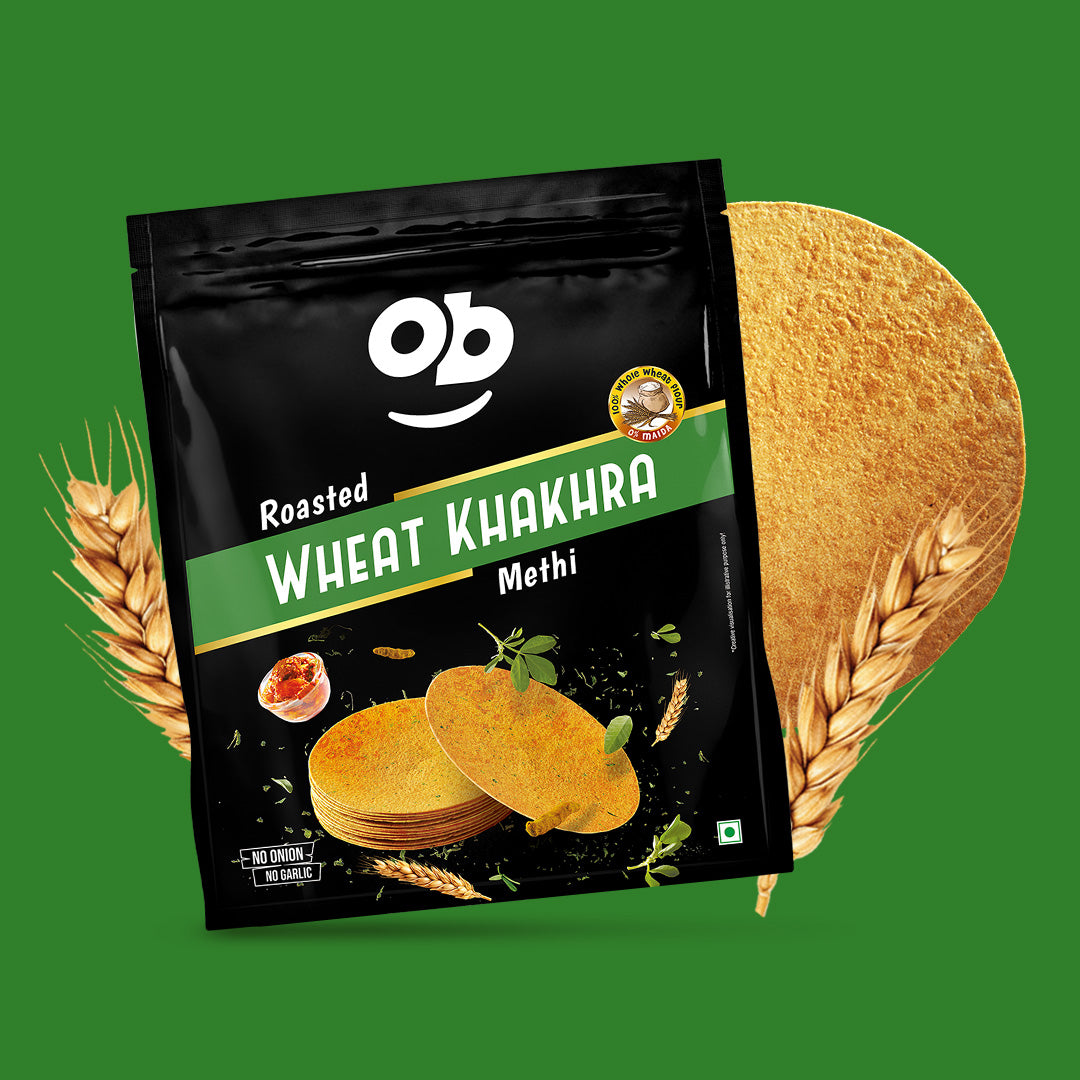 Roasted Wheat Khakhra- Methi  khakhra 180g